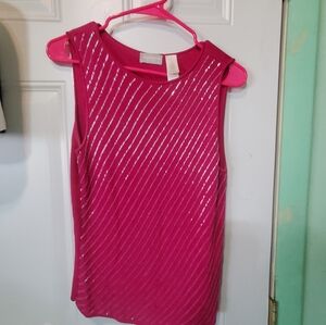 Womens size M Liz Claiborne beaded top (As is)